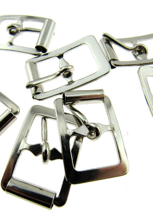 Shoe Belt Buckle With Roller 13mm Wide Strap - 1/2" - CX83 - ThreadandTrimmings