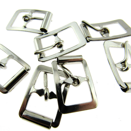 Shoe Belt Buckle With Roller 13mm Wide Strap - 1/2" - CX83 - ThreadandTrimmings