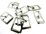 Silver Roller Buckle for Shoes or Belts or any 13mm Wide Strap - 1/2" - CX83
