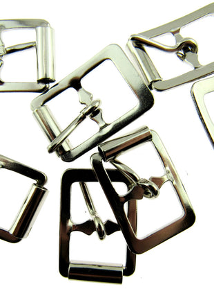 Shoe Belt Buckle With Roller 13mm Wide Strap - 1/2" - CX83 - ThreadandTrimmings