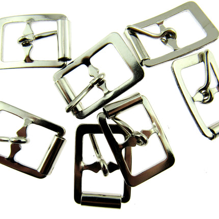 Shoe Belt Buckle With Roller 13mm Wide Strap - 1/2" - CX83 - ThreadandTrimmings