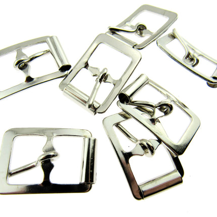 Shoe Belt Buckle With Roller 13mm Wide Strap - 1/2" - CX83 - ThreadandTrimmings