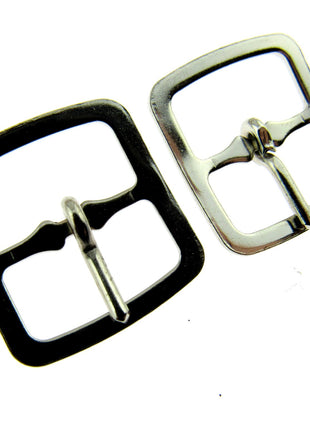 Pair of Silver Shoe or Kilt Buckles 16mm or 19mm - Pick Size & Quantity CX73