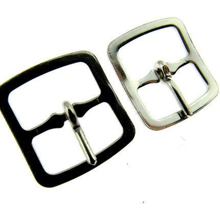 Pair of Silver Shoe or Kilt Buckles 16mm or 19mm - Pick Size & Quantity CX73