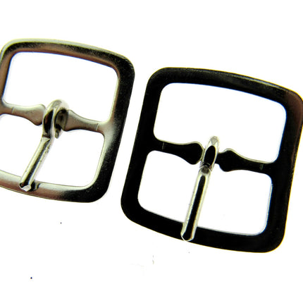Pair of Silver Shoe or Kilt Buckles 16mm or 19mm - Pick Size & Quantity CX73