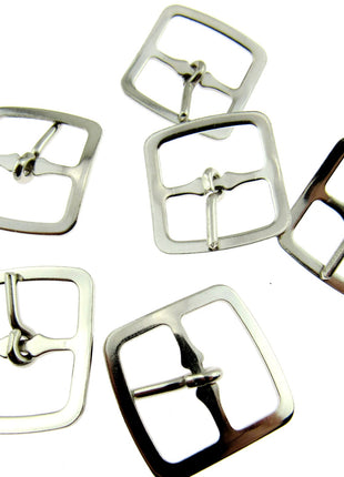Pair of Silver Shoe or Kilt Buckles 16mm or 19mm - Pick Size & Quantity CX73