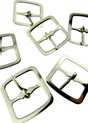 Pair of Silver Shoe or Kilt Buckles 16mm or 19mm - Pick Size & Quantity CX73