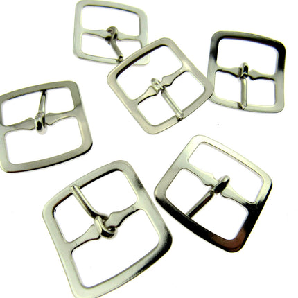 Pair of Silver Shoe or Kilt Buckles 16mm or 19mm - Pick Size & Quantity CX73