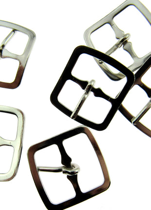 Pair of Silver Shoe or Kilt Buckles 16mm or 19mm - Pick Size & Quantity CX73