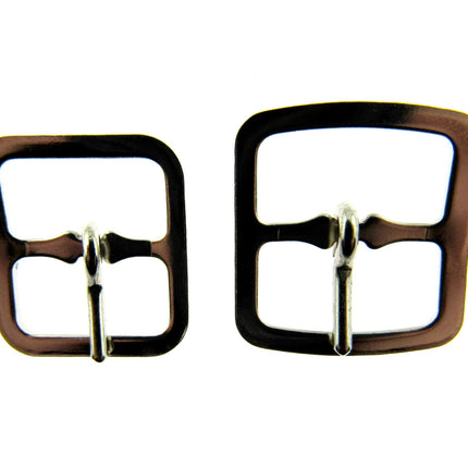 Pair of Silver Shoe or Kilt Buckles 16mm or 19mm - Pick Size & Quantity CX73