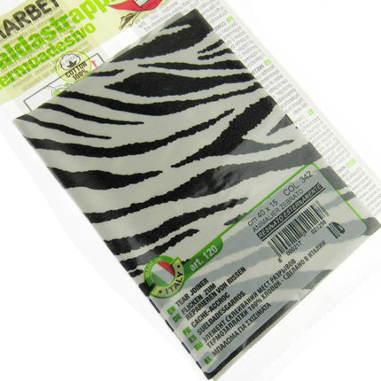 Iron-on Mending Repair Patch Fabric by Marbet - Snake Leopard Zebra -40cm x 15cm - ThreadandTrimmings