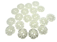 Round Daisy Flower Cut Polyester Buttons - 3 Sizes - 13mm / 15mm / 18mm CP8