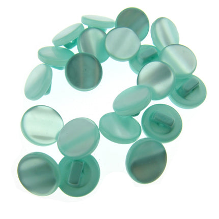 Small Round Pastel Rainbow Shank Buttons 13mm Choose from 9 Colour Ways CP6 - ThreadandTrimmings