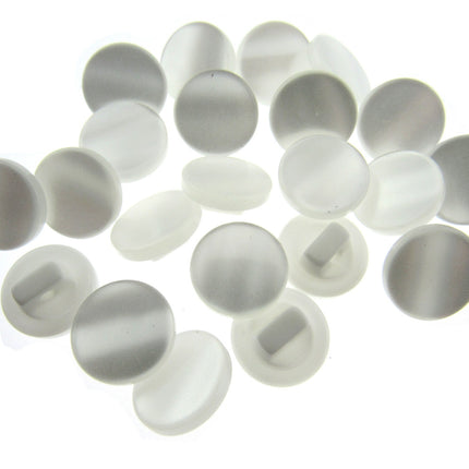 Small Round Pastel Rainbow Shank Buttons 13mm Choose from 9 Colour Ways CP6 - ThreadandTrimmings