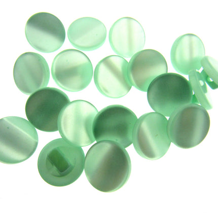 Small Round Pastel Rainbow Shank Buttons 13mm Choose from 9 Colour Ways CP6 - ThreadandTrimmings