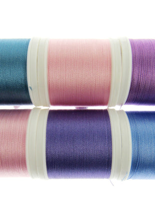 Madeira Polyneon Embroidery Thread Mix - 400m Reels x 6 - Unicorn Colour Mix - ThreadandTrimmings