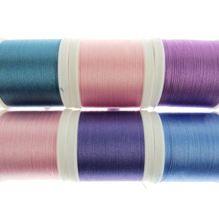 Madeira Polyneon Embroidery Thread Mix - 400m Reels x 6 - Unicorn Colour Mix - ThreadandTrimmings