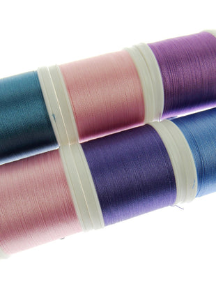 Madeira Polyneon Embroidery Thread Mix - 400m Reels x 6 - Unicorn Colour Mix - ThreadandTrimmings