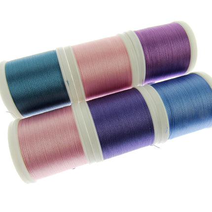 Madeira Polyneon Embroidery Thread Mix - 400m Reels x 6 - Unicorn Colour Mix - ThreadandTrimmings