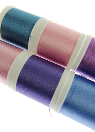 Madeira Polyneon Embroidery Thread Mix - 400m Reels x 6 - Unicorn Colour Mix - ThreadandTrimmings