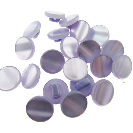 Small Round Pastel Rainbow Shank Buttons 13mm Choose from 9 Colour Ways CP6 - ThreadandTrimmings