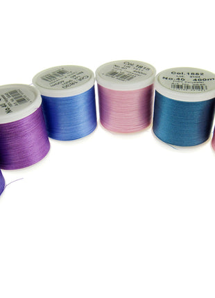 Madeira Polyneon Embroidery Thread Mix - 400m Reels x 6 - Unicorn Colour Mix - ThreadandTrimmings