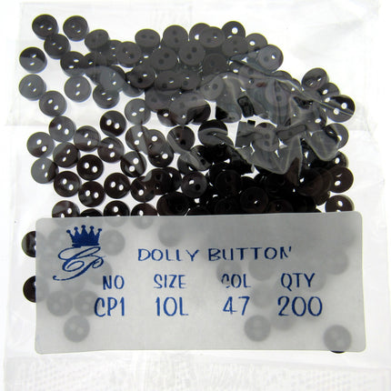 Mini Doll Buttons Dolly Soft Toy Clothes 6mm Micro Buttons 200pc Pack 22 Cols