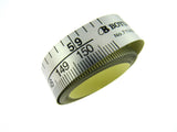 Self Adhesive Tape Measure on Silver Coloured Plastic Coated Paper - 150cm Long