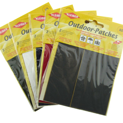 Outdoor Self Adhesive Patches - 2 x Patches (6.5cm x 12cm) - Trim to Size - K432 - ThreadandTrimmings