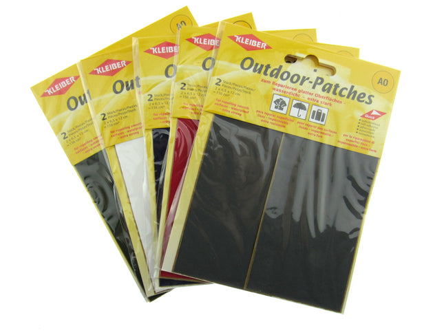 Outdoor Self Adhesive Patches - 2 x Patches (6.5cm x 12cm) - Trim to Size - K432 - ThreadandTrimmings