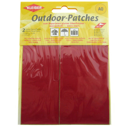 Outdoor Self Adhesive Patches - 2 x Patches (6.5cm x 12cm) - Trim to Size - K432 - ThreadandTrimmings