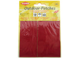 Outdoor Self Adhesive Patches - 2 x Patches (6.5cm x 12cm) - Trim to Size - K432