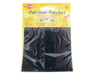 Outdoor Self Adhesive Patches - 2 x Patches (6.5cm x 12cm) - Trim to Size - K432