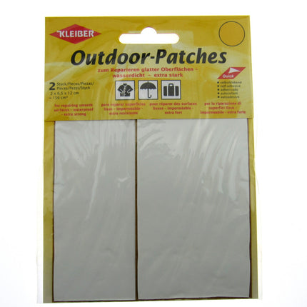 Outdoor Self Adhesive Patches - 2 x Patches (6.5cm x 12cm) - Trim to Size - K432 - ThreadandTrimmings