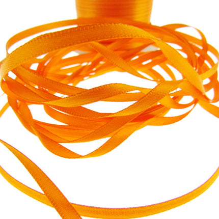 Thin Satin Ribbon - 10 Meter Lengths - Big Colour Range -3mm Double Faced Ribbon - ThreadandTrimmings