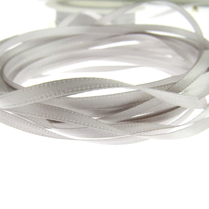 Thin Satin Ribbon - 10 Meter Lengths - Big Colour Range -3mm Double Faced Ribbon - ThreadandTrimmings