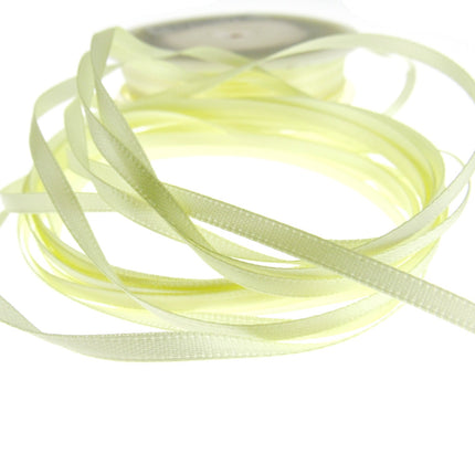 Thin Satin Ribbon - 10 Meter Lengths - Big Colour Range -3mm Double Faced Ribbon - ThreadandTrimmings