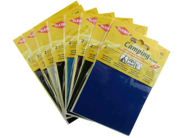 Self Adhesive Camping Patches Waterproof Nylon Tent Repair Kit Kleiber K480 2pc
