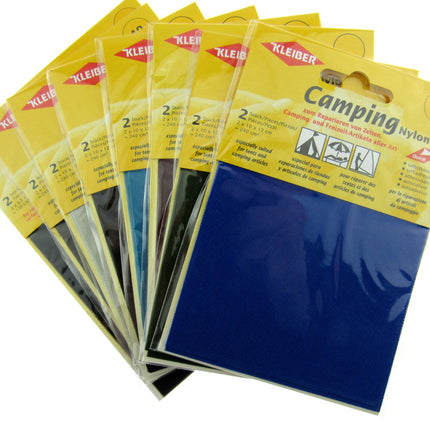 Camping Patches - Nylon / Self Adhesive- (2 x 10 x 12cm = 240cm sq) - Tents K48