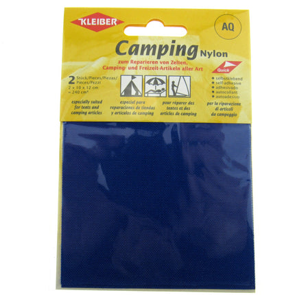 Camping Patches - Nylon / Self Adhesive- (2 x 10 x 12cm = 240cm sq) - Tents K48