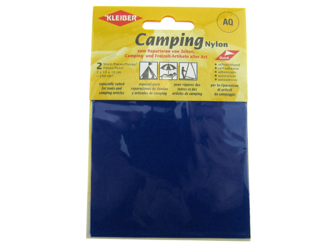 Camping Patches - Nylon / Self Adhesive- (2 x 10 x 12cm = 240cm sq) - Tents K48