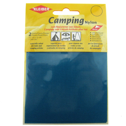 Camping Patches - Nylon / Self Adhesive- (2 x 10 x 12cm = 240cm sq) - Tents K48