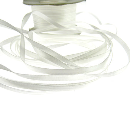 Thin Satin Ribbon - 10 Meter Lengths - Big Colour Range -3mm Double Faced Ribbon - ThreadandTrimmings