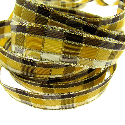 Wired Regal Plaid Ribbon - ThreadandTrimmings
