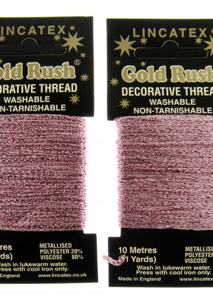 Decorative Metallic Glitter Embroidery Thread - 2 x 10m Packs (20m) - Lincatex