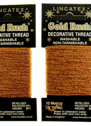 Decorative Metallic Glitter Embroidery Thread - 2 x 10m Packs (20m) - Lincatex