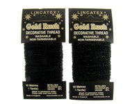 Decorative Metallic Glitter Embroidery Thread - 2 x 10m Packs (20m) - Lincatex