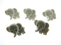 Baby Elephant Novelty Buttons - 15mm - Childrens Knit Sew Baby Buttons - CN38