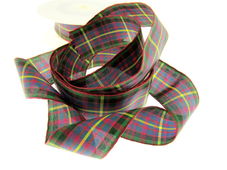 Scottish Tartan Ribbon Black Watch, Cameron, Buchanan, Mackenzie, Dress Stuart - ThreadandTrimmings