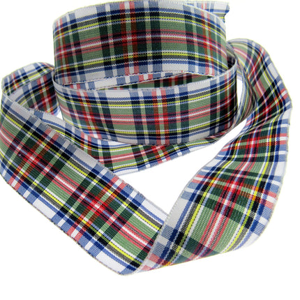 Scottish Tartan Ribbon Black Watch, Cameron, Buchanan, Mackenzie, Dress Stuart - ThreadandTrimmings